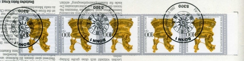 Bund Markenheft mit 1634 gestempelt Bonn, Rotes Kreuz #HB054