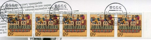 Bund Markenheft mit 1564 gestempelt Rotes Kreuz #HB059