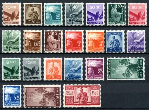 Italien 682-704 postfrisch