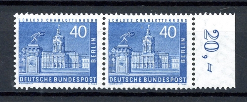 Berlin waag. Paar 149 v Bogenrand rechts postfrisch #HE339