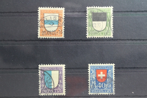 Schweiz 175-178 gestempelt #TG863
