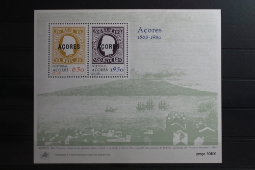 Portugal Azoren Block 1 mit 334-335 postfrisch