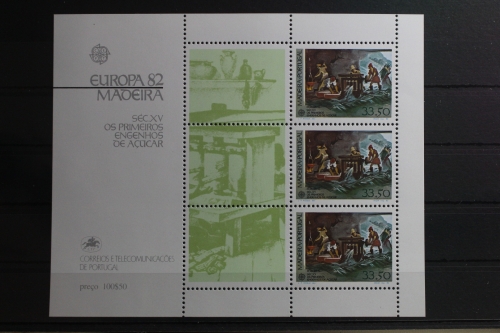 Portugal Madeira Block 3 mit 77 postfrisch