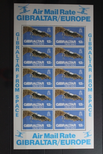 Gibraltar 371 postfrisch als Kleinbogen #TJ612