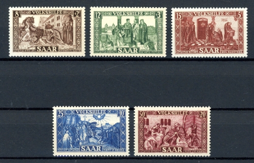 Saarland 299-303 postfrisch #HK926