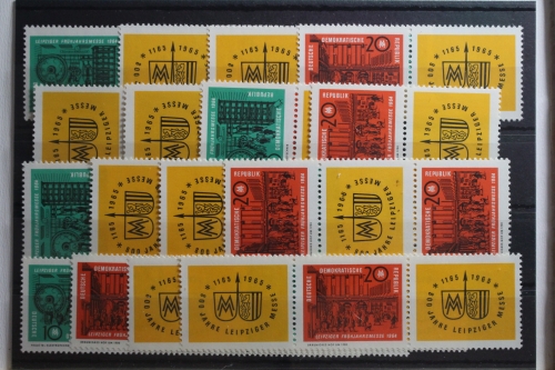 DDR W Zd 118 - W Zd 125 + S Zd 44 - S Zd 51 postfrisch