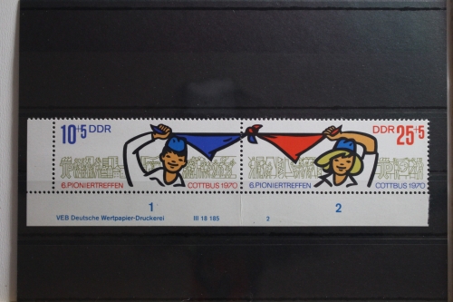 DDR W Zd 233 postfrisch Zusammendruck #TJ895