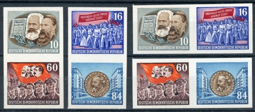 DDR alle ZD-Kombinationen aus Block 9 B Y I postfrisch #HE491