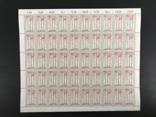 Berlin 50er Bogen 157 postfrisch