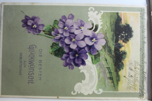 AK Deutschland Grußkarte 1910 gebraucht #PG400
