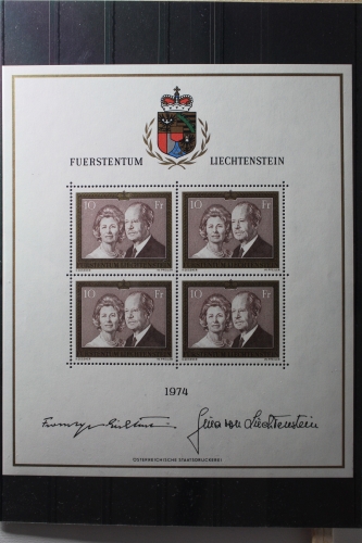 Liechtenstein 614 postfrisch als Kleinbogen #TK807