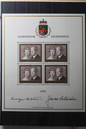 Liechtenstein 614 postfrisch als Kleinbogen #TK806
