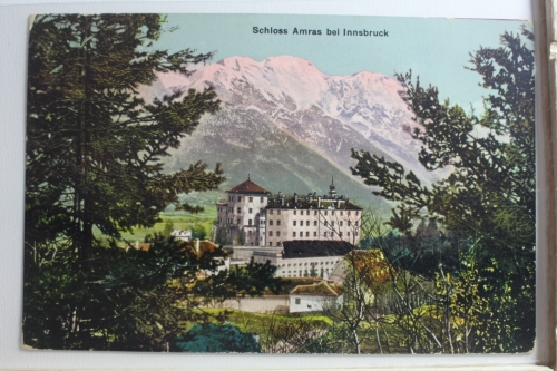 AK Innsbruck Schloss Amras 1911 gebraucht #PG469
