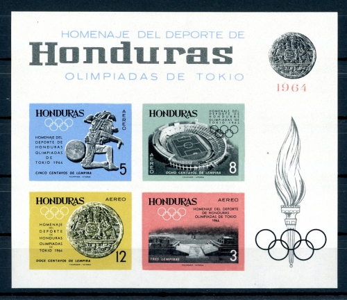 Honduras Block 6 B postfrisch