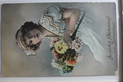 AK Deutschland Grußkarte 1915 gebraucht #PG506