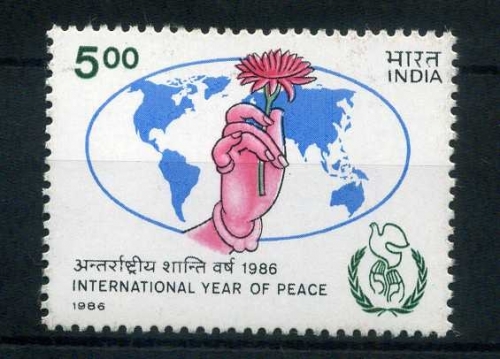 Indien 1067 postfrisch Frieden #HO163