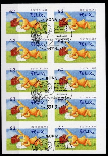 Bund Folienblatt 46 Bonn Ersttagssonderstempel #HO197