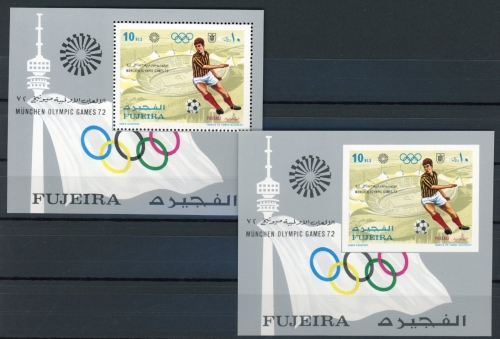 Fujeira Block 71 A+B postfrisch Olympia 1972 #ID185