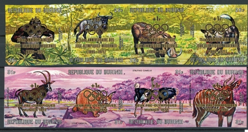 Burundi 774-781 B postfrisch Olympia 1972 #ID215