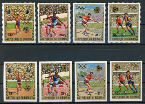 Burundi 863-866 A+B postfrisch Olympia 1972 #ID219