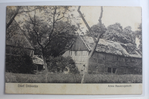 AK Döberitz Altes Bauerngehöft Feldpost 1915 gebraucht #PG655