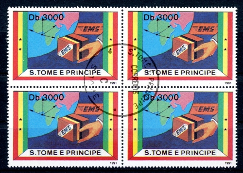 Sao Tome e Principe 4er Block 1301 gestempelt #HK293