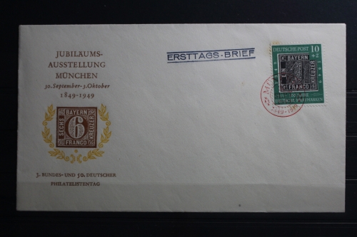 BRD 113 gestempelt als FDC, roter Sonderstempel #TL434