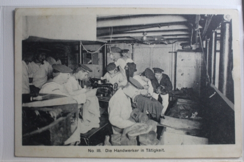 AK Deutschland Handwerker in Tätigkeit gebraucht #PG771