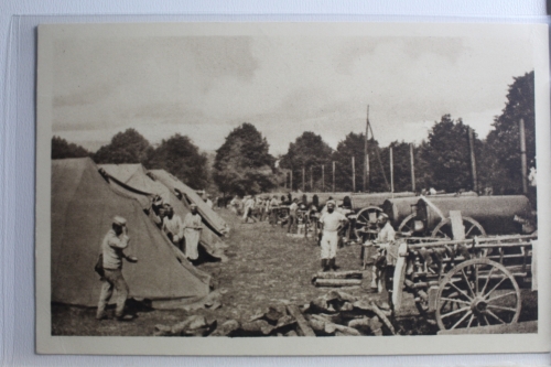 AK Deutschland Feldbäckerei in Frankreich Feldpost 1915 gebraucht #PG780