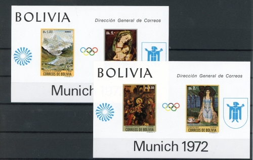 Bolivien Block 34-35 postfrisch Olympia #ID308