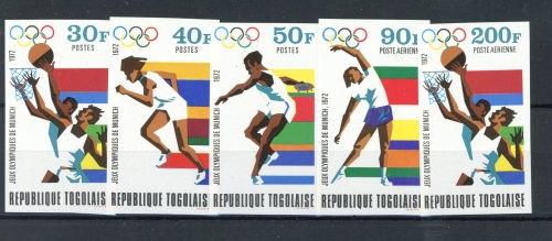 Togo 930-934 B postfrisch