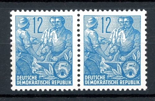 DDR waag. Paar 410 Y I postfrisch