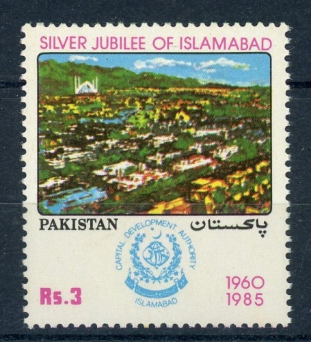 Pakistan 666 postfrisch Islamabad #HS059