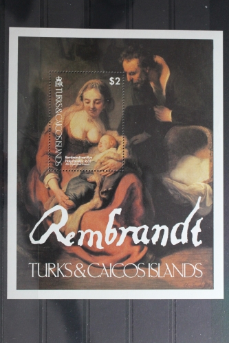 Turks- und Caicosinseln Block 20 mit 480 postfrisch