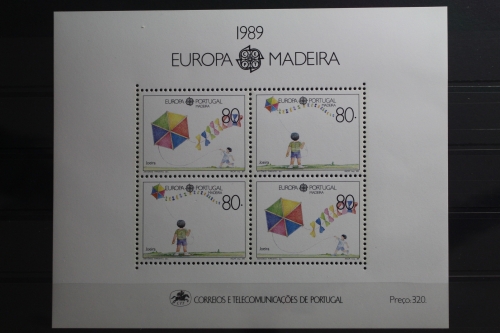 Portugal Madeira Block 10 mit 125 II-126 postfrisch #TN286