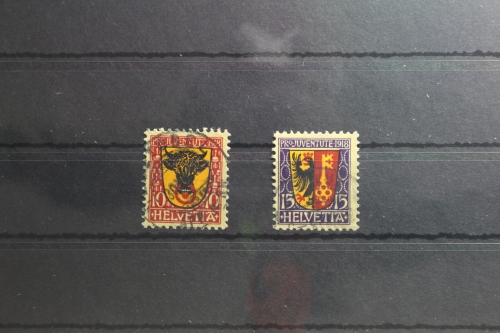 Schweiz 143-144 gestempelt