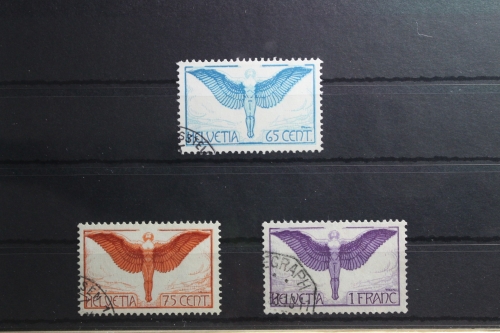 Schweiz 189-191 gestempelt