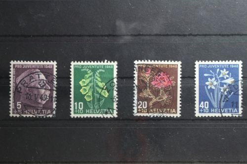 Schweiz 514-517 gestempelt