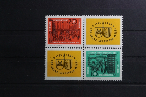 DDR 1012-1013 postfrisch als Viererblock #TJ229