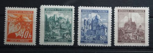 Böhmen und Mähren 38-41 postfrisch #TP518