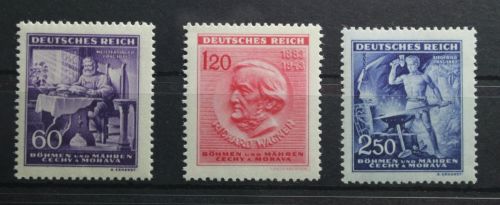 Böhmen und Mähren 128-130 postfrisch