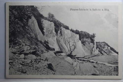 AK Sassnitz a. Rügen Piratenschlucht bei Sassnitz ungebraucht #PG871