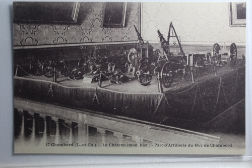 AK Chambord Le Château - Parcd' Artillerie du Duc de Chambord ungebraucht #PG884