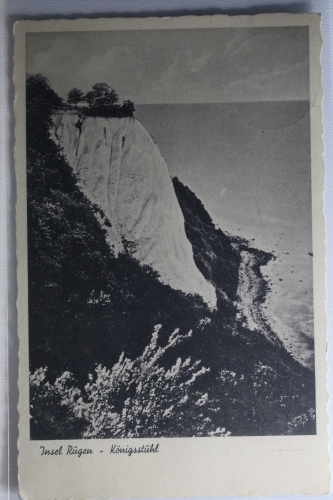 AK Insel Rügen Königsstuhl 1941 gebraucht #PG905