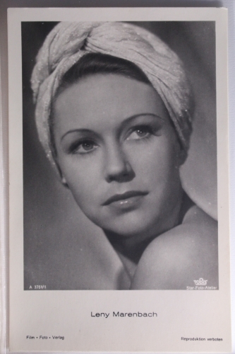 AK Deutschland Leny Marenbach ( 20.12.1907; † 26.01.1984) ungebraucht #PG965