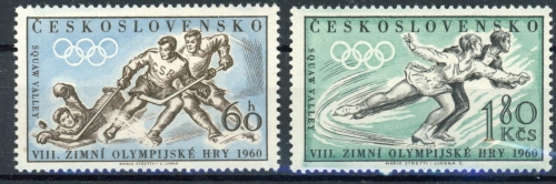 Tschechoslowakei 1183-1184 postfrisch Olympia 1960 #ID420