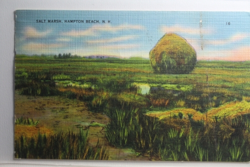 AK New Hampshire Salt Marsh, Hampton Beach. N. H. 1940 gebraucht #PH006