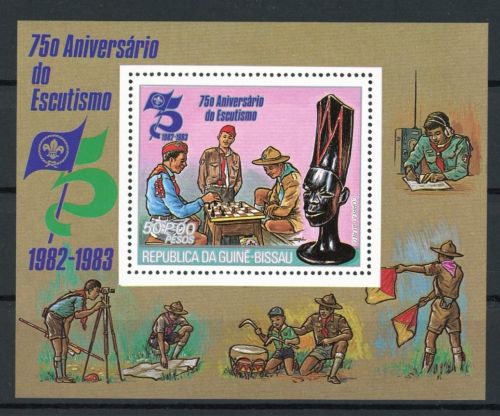 Guinea Bissau 215 A postfrisch Schach #GI807