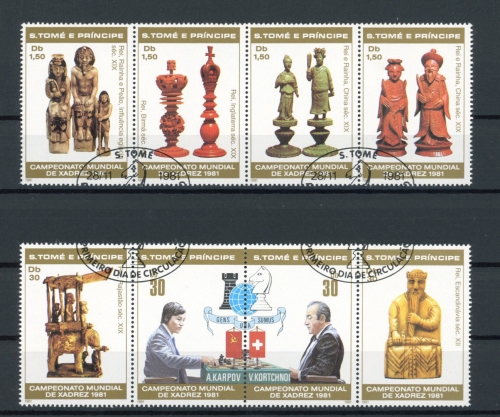 Sao Tome e Principe 703-710 gestempelt