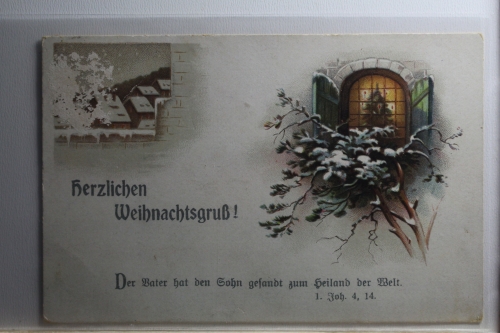 AK Deutschland Grußkarte 1917 gebraucht #PH048